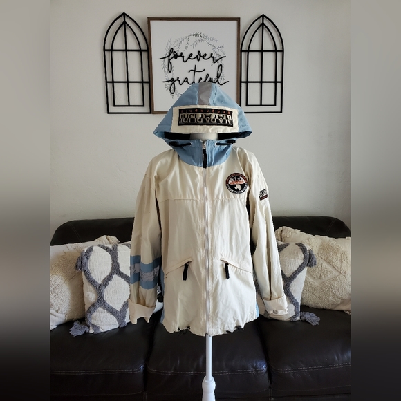 NAPAJIRI Geographic Antarctic Research Program Jacket Size S Outdoor Tactical - Picture 1 of 16
